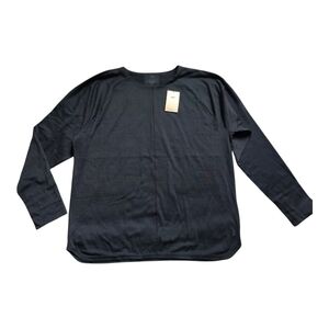 Men's Nike Yoga Quilted Long Sleeve Shirt, Black, XXL, NWT, Polyester, NBA